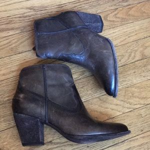 Frye Renee Seam Short Boots, 7